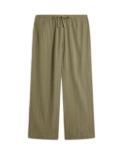 Green Sage Crinkle Textured Trouser