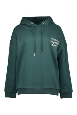 Green Athleisure Running Club Hoodie