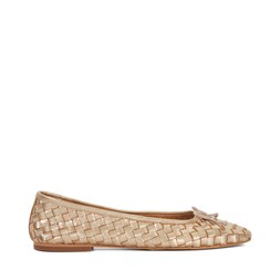 Dune London Heat 79 GBP gold woven leather www.dunelondon.com