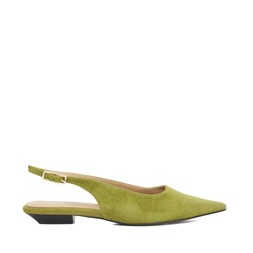 Dune London Hostess 89 GBP green suede www.dunelondon.com