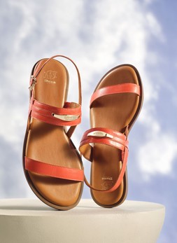Dune London Litton 89 GBP orange leather www.dunelondon.com