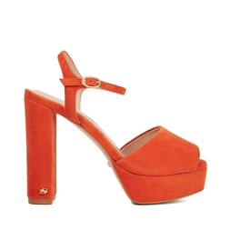 Dune London Mayci 119 GBP orange suede www.dunelondon.com