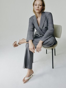 Dune London - More 99 GBP white leather braided mules www.dunelondon.com