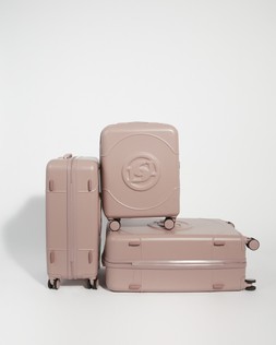 Dune London Onella pink luggage set &pound;105, &pound;115, &pound;129 www.dunelondon.com