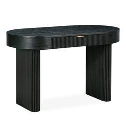 Dwell Cosma Black Ribbed Office Desk, available at DFS