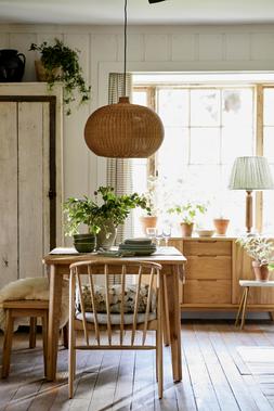 DFS Filip Fixed Dining Table in Oak