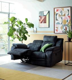 Barrett two seater power recliner sofa in charcoal