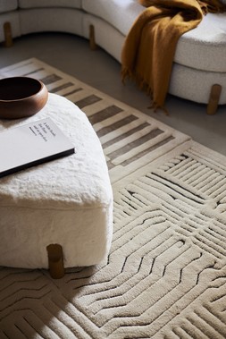 DFS Bellino Boucle Shaped Footstool