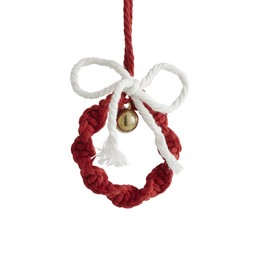 30971888 Rope Red Wreath Hanging Decoration £1