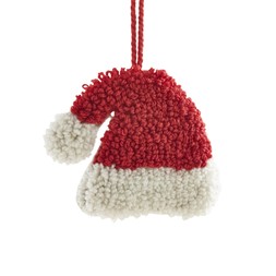 30972914 Fabric Santa Hat Hanging Decoration £3.50