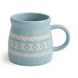 30976517 Winter Fairisle Blue Mug £4