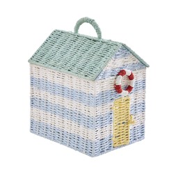 Beach hut wicker basket £20