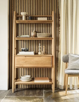 Furniture Village Stockholm Shelving Unit in Light Oak