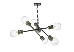 Furniture Village - Brigade 6 Light Pendant Ceiling Light, &pound;119