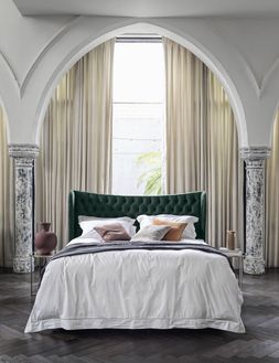 Furniture Village - Hypnos Bespoke Emperor King Size Divan Bed, &pound;2,399, Hypnos Bespoke Hurley King Size Headboard, &pound;899