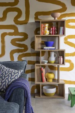 Remi Alcove Shelving in Oak