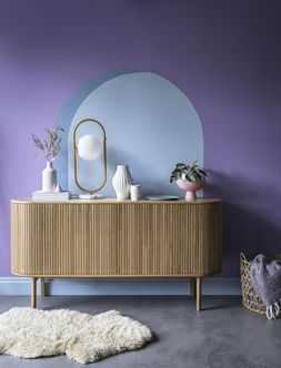 Furniture Village - Ercol Ancona Sideboard, &pound;1279, Orbital Table Lamp, &pound;179