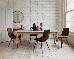 Furniture Village - Walker Extending Dining Table, &pound;995, Walker Pair of Dining Chairs, &pound;349
