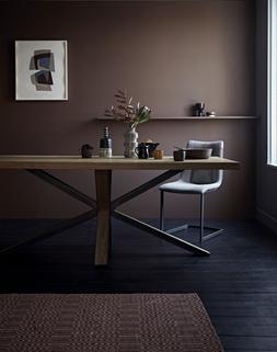 Habufa Detroit Dining Table (Small), &pound;1,195, Habufa Panay Chair, &pound;219