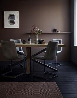 Habufa Detroit Dining Table (Small), &pound;1,195, Habufa Panay Chair, &pound;219