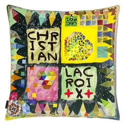 ARLECCHINO WOOD MULTICOLORE CUSHION