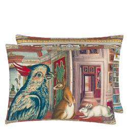 IN THE LIBRARY SEPIA CUSHION CCJD5066
