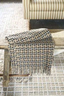 Clarendon Natural Throw