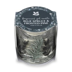 50061070 £18 NT Gel Candle Blue Spruce and Frosted Pine