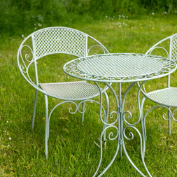 Bistro Set Aquit Mesh Sage £300