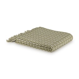 NT Recycled Oval Pattern Green Throw £45