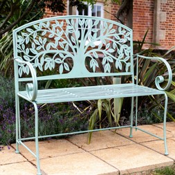 Bench Tree of life Sage Green £200