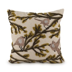 50082510 £26 National Trust Cushion - Birds on Branches