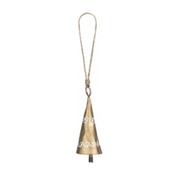 50082529 £3 Recycled Iron Handpainted Bell Tree Dec