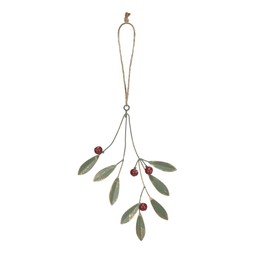 50082782 £3.50 Metal Mistletoe Tree Dec