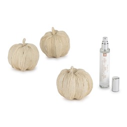 50082856 £14 Rope Pumpkin Trio Diffusers with 150ml Fragrance Spray