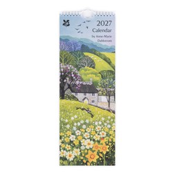 50082873 £6 National Trust Anne-Marie Dahlstrom Illustrated Slim Calendar 2027