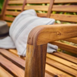 Alexander Rose National Trust Bench cut away Cotwold Collection