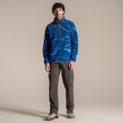Rawthey Half Zip in Juniper Berry Print £75.00