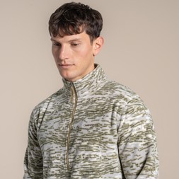 Irt Half Zip in Cardamon Print £50.00