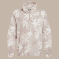 Reedmace Half Zip in Oyster Print £50.00