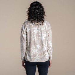 Reedmace Half Zip in Oyster Print £50.00