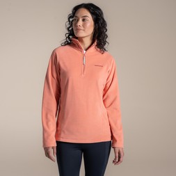 National Trust Miska Half Zip in Spiced Apricot £45.00