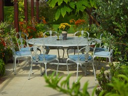 Oxleys National Trust Octavia 8 Seat Set Dove Grey £8,495.00