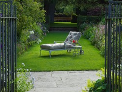 Oxleys National Trust Octavia Sunlounger in Desert Sand