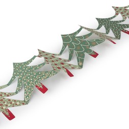 East End Press Green Concertina Tree Garland_gbp_12