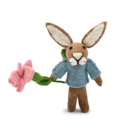 Felt Florence the hare decoration