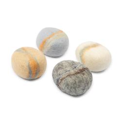 Felt soap pebbles