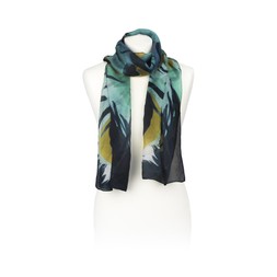National Trust Peacock Silk Scarf_gbp_20
