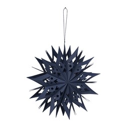 Blue paper folding snowflake hanging decoration_gbp_6