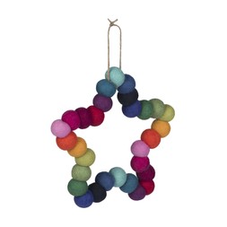 Namaste Large Hanging Rainbow Felt Star_gbp_15